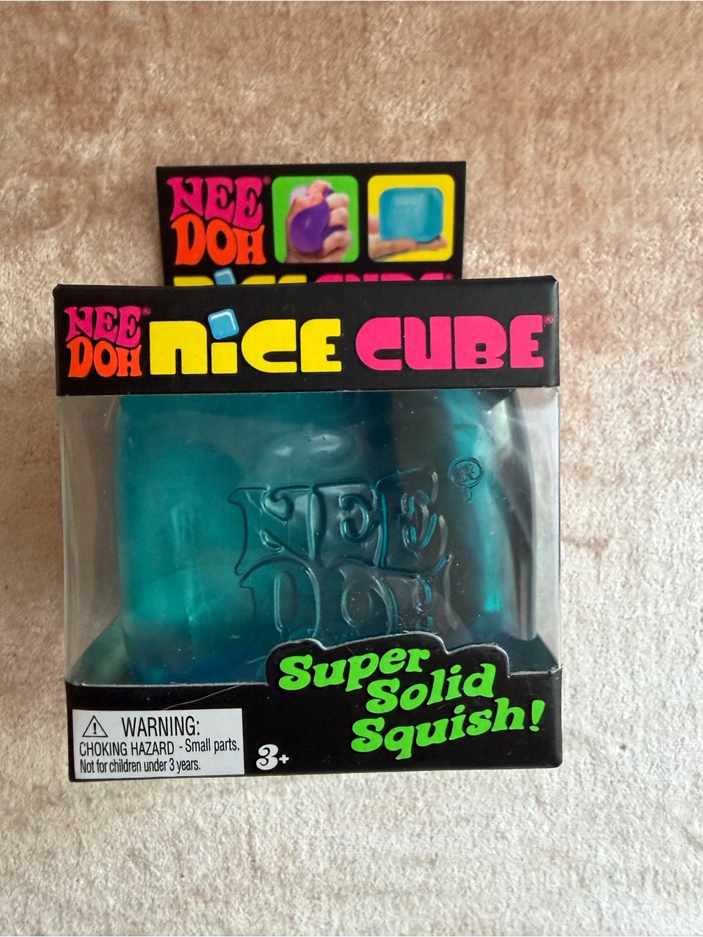 LOT of 3 NIB Nee Doh Purple, Pink, Blue Nice Cube Squish - Picture 3 of 6